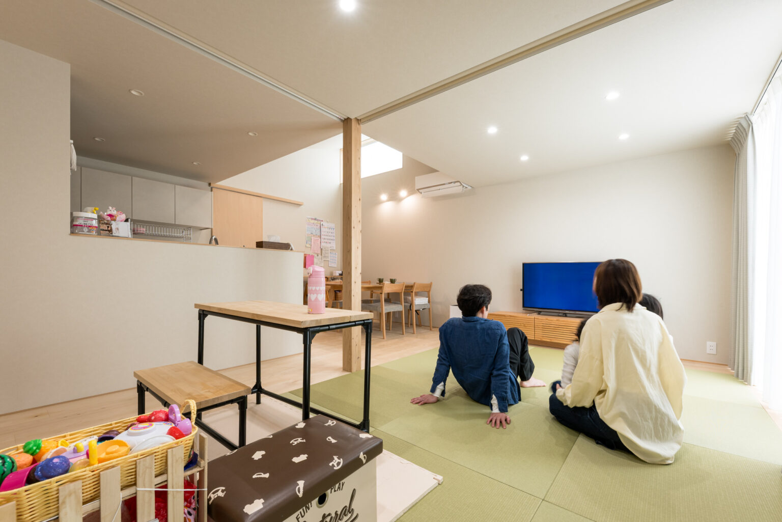 【事例B:石川県かほく市】畳リビングでゴロゴロくつろげる、断熱等級6と耐震等級3にこだわった平屋住宅